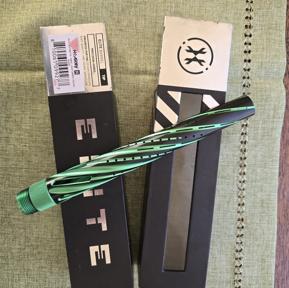 HK ARMY Elite S63 Power Tip-Orbit-Dust Green/Polish Black For Paintgun. - Picture 1 of 3